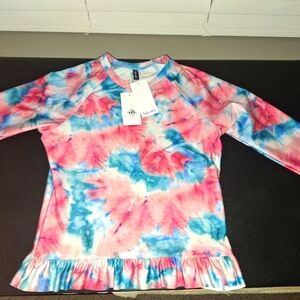 Splendid Tie Dye Pullover Shirt Girls Size 12 Long Sleeve